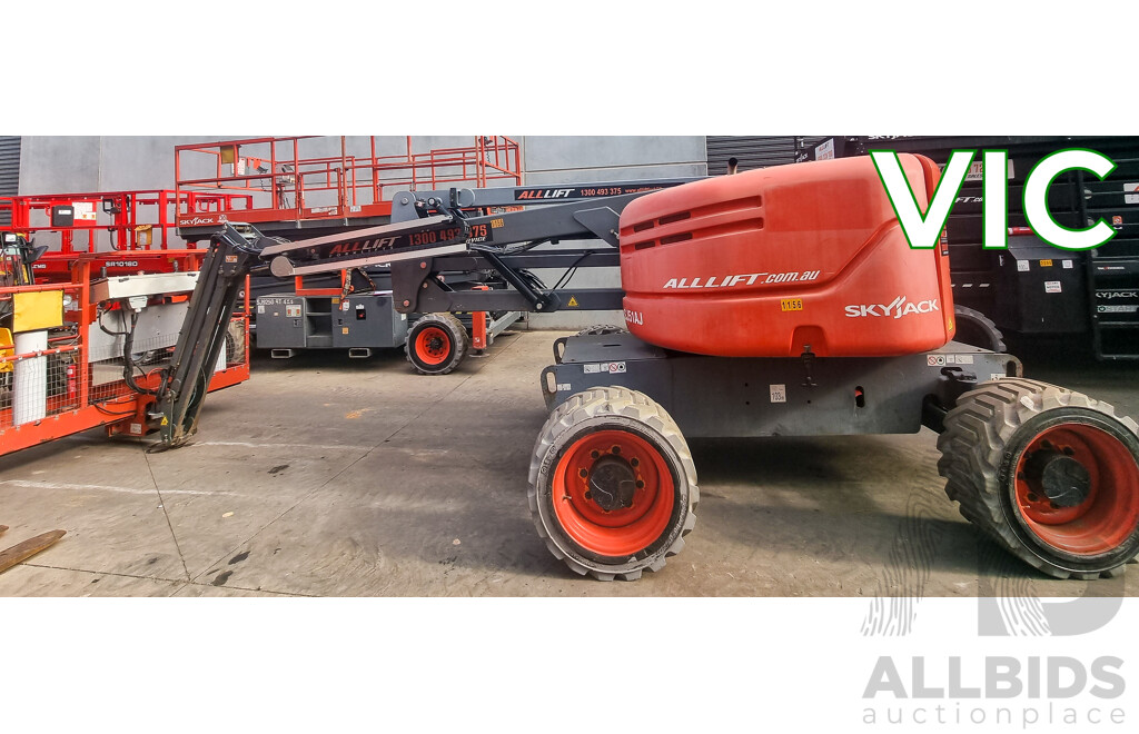 2016, 51ft Skyjack 51AJ, Deutz D2.2L Diesel Engine, Articulating Knuckle Boom Lift-15.55m FSV