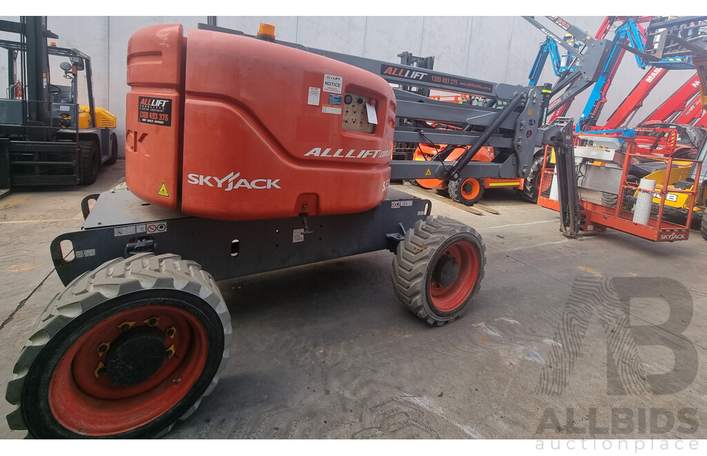 2016, 51ft Skyjack 51AJ, Deutz D2.2L Diesel Engine, Articulating Knuckle Boom Lift-15.55m FSV