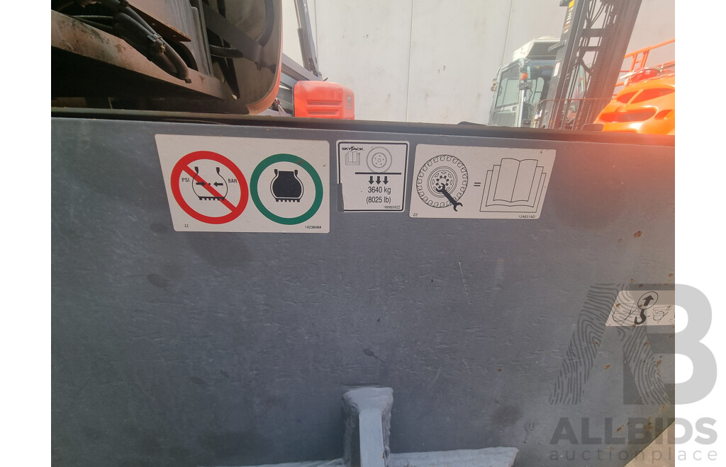 2016, 51ft Skyjack 51AJ, Deutz D2.2L Diesel Engine, Articulating Knuckle Boom Lift-15.55m FSV