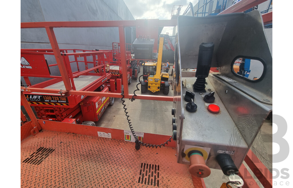 06/2017, 41ft Skyjack SJ8841 RT Diesel Scissor Lift - 12.5m FSV