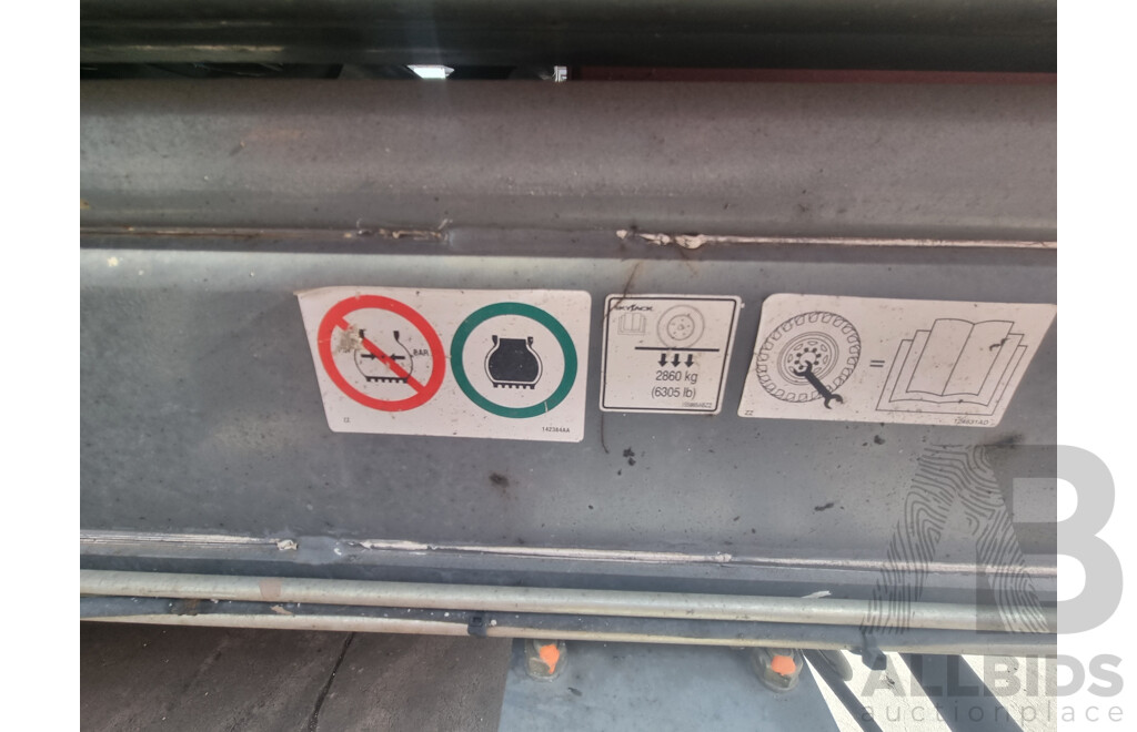 06/2017, 41ft Skyjack SJ8841 RT Diesel Scissor Lift - 12.5m FSV