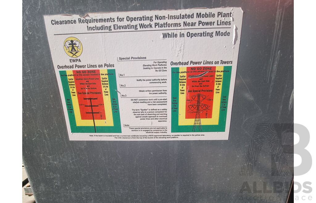 06/2017, 41ft Skyjack SJ8841 RT Diesel Scissor Lift - 12.5m FSV