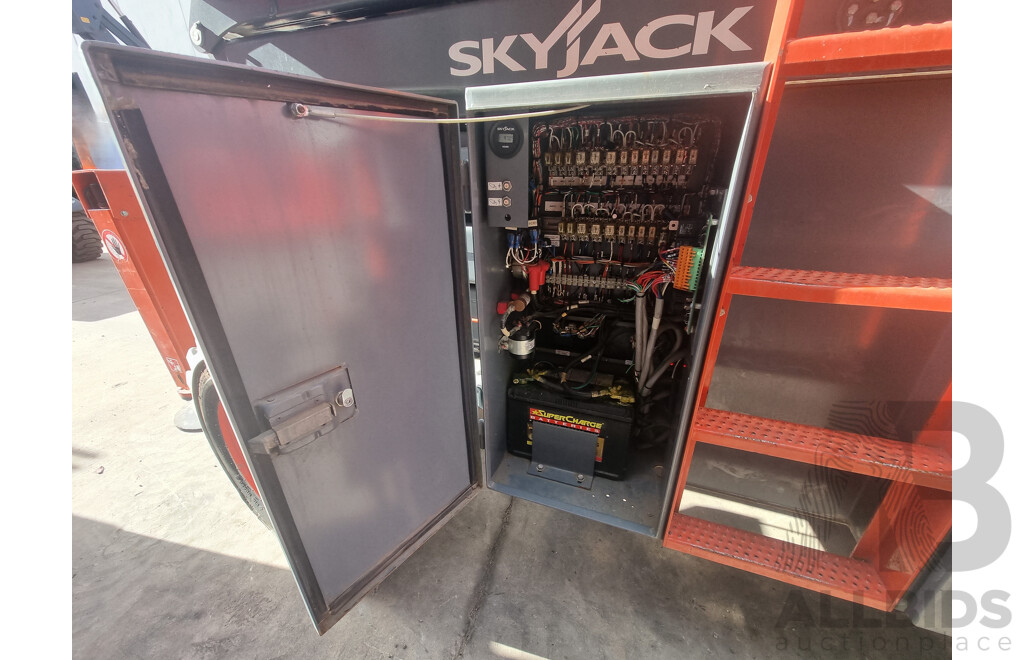 06/2017, 41ft Skyjack SJ8841 RT Diesel Scissor Lift - 12.5m FSV