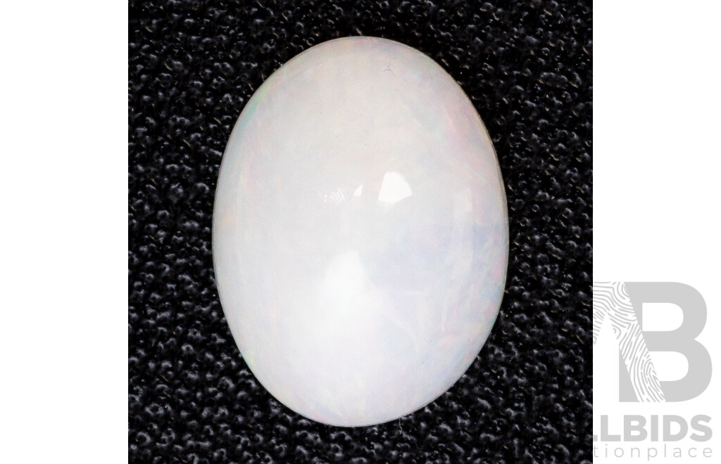Crystal Opal, Unset Natural Oval Cabochon, 2.55 Ct