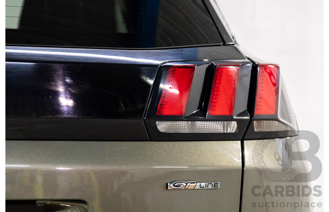 01/2018 Peugeot 3008 GT Line (FWD) P84 4d Wagon Amazonite Grey Metallic Turbo 1.6L