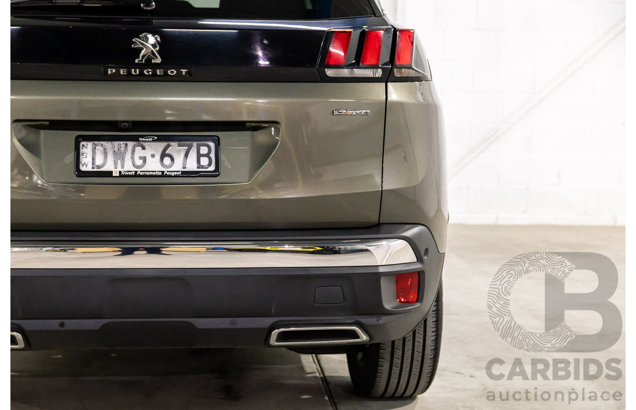 01/2018 Peugeot 3008 GT Line (FWD) P84 4d Wagon Amazonite Grey Metallic Turbo 1.6L