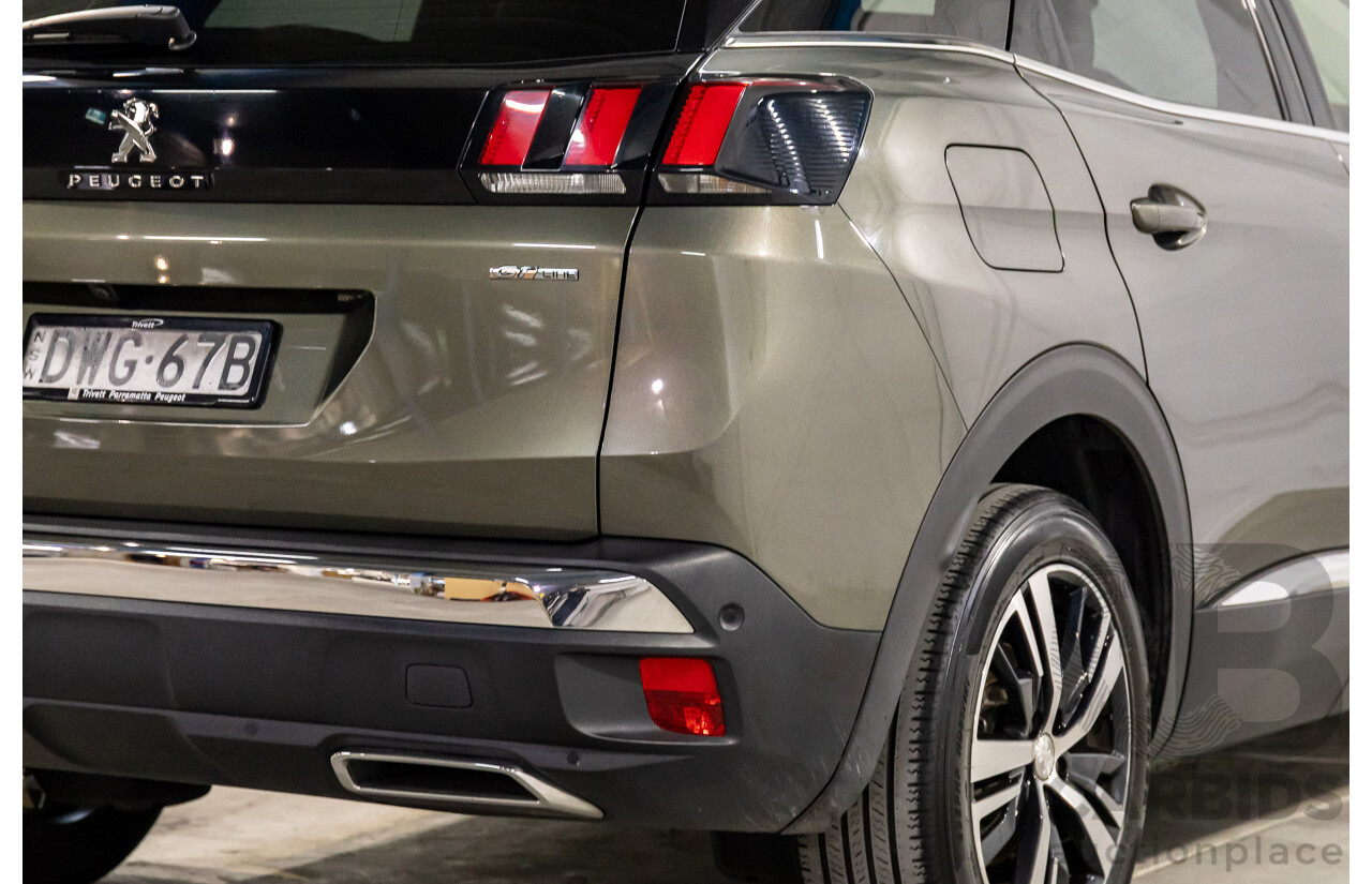 01/2018 Peugeot 3008 GT Line (FWD) P84 4d Wagon Amazonite Grey Metallic Turbo 1.6L