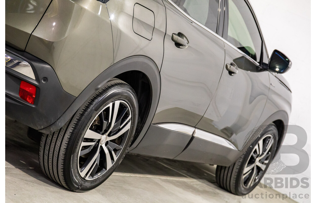 01/2018 Peugeot 3008 GT Line (FWD) P84 4d Wagon Amazonite Grey Metallic Turbo 1.6L