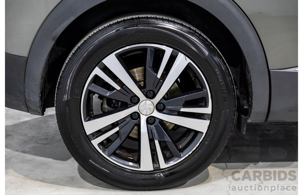 01/2018 Peugeot 3008 GT Line (FWD) P84 4d Wagon Amazonite Grey Metallic Turbo 1.6L