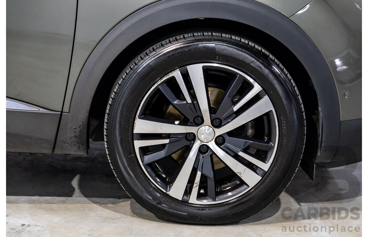 01/2018 Peugeot 3008 GT Line (FWD) P84 4d Wagon Amazonite Grey Metallic Turbo 1.6L