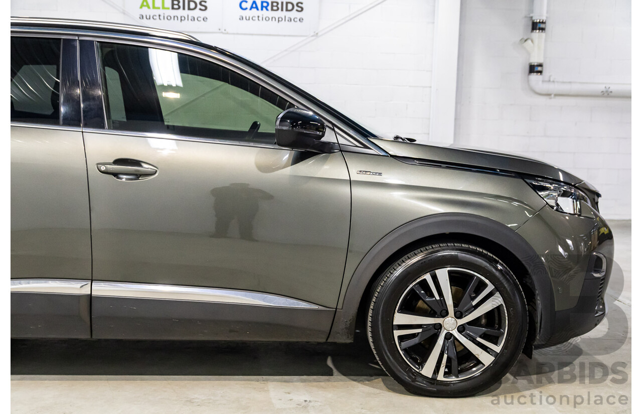 01/2018 Peugeot 3008 GT Line (FWD) P84 4d Wagon Amazonite Grey Metallic Turbo 1.6L