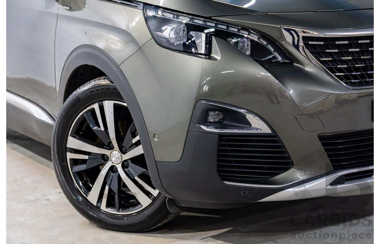 01/2018 Peugeot 3008 GT Line (FWD) P84 4d Wagon Amazonite Grey Metallic Turbo 1.6L