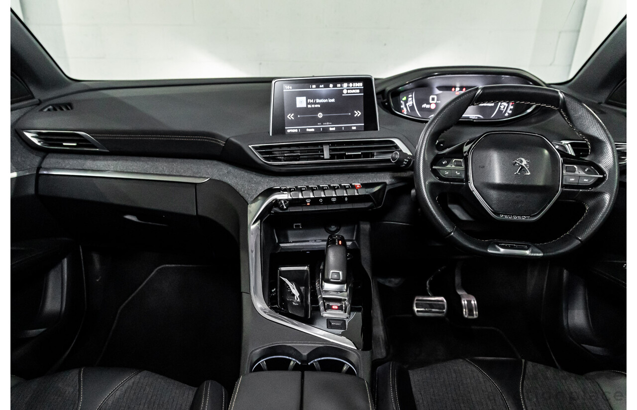 01/2018 Peugeot 3008 GT Line (FWD) P84 4d Wagon Amazonite Grey Metallic Turbo 1.6L