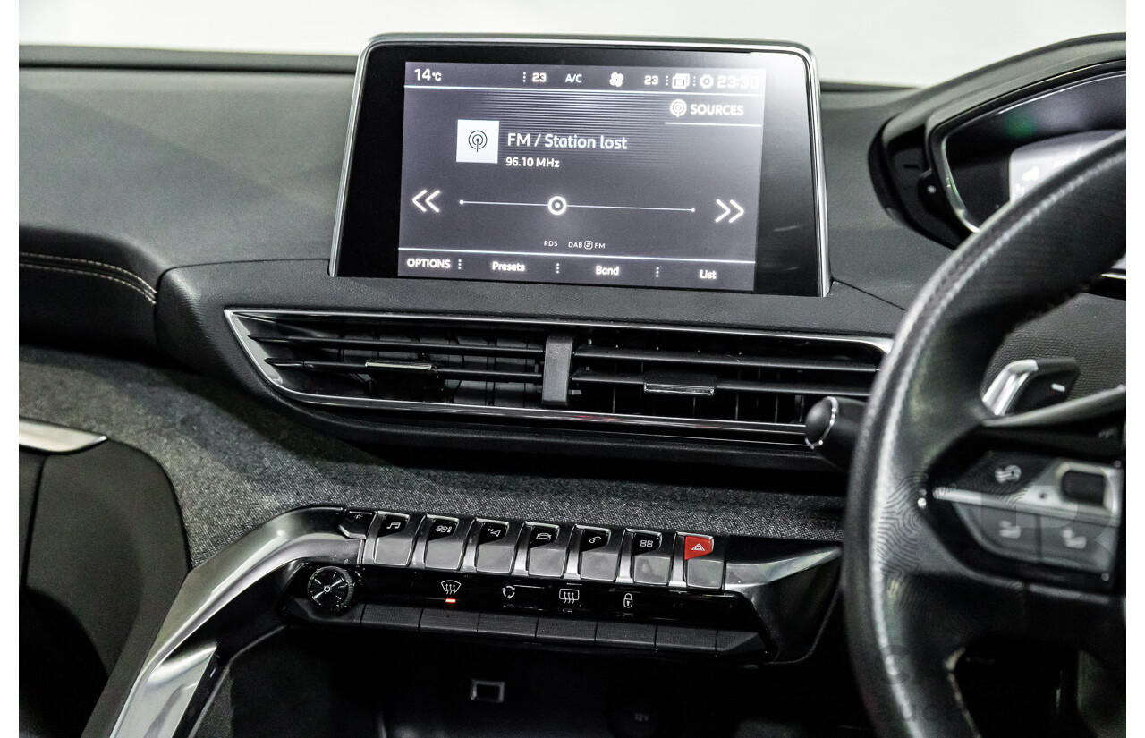 01/2018 Peugeot 3008 GT Line (FWD) P84 4d Wagon Amazonite Grey Metallic Turbo 1.6L