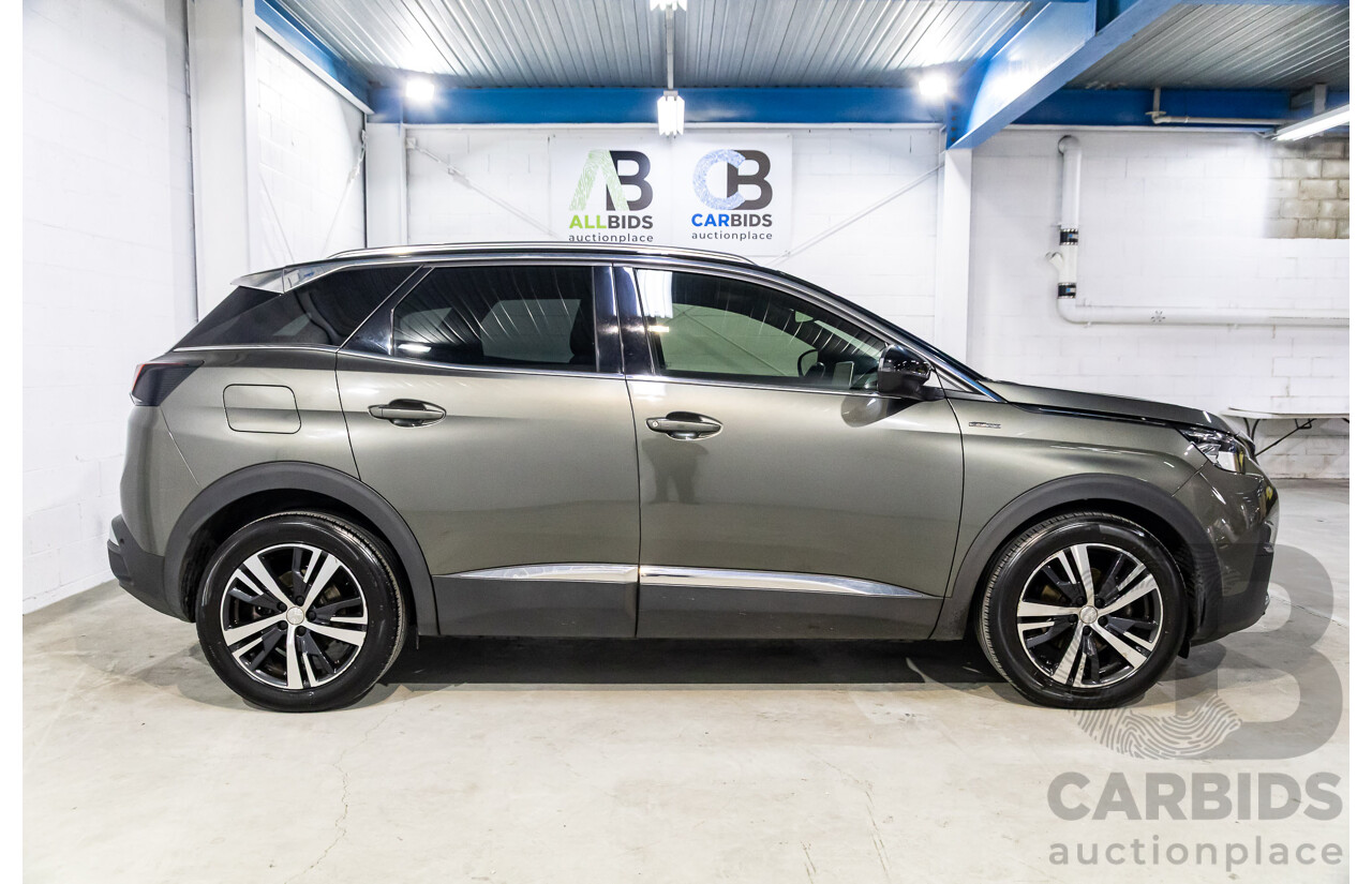 01/2018 Peugeot 3008 GT Line (FWD) P84 4d Wagon Amazonite Grey Metallic Turbo 1.6L