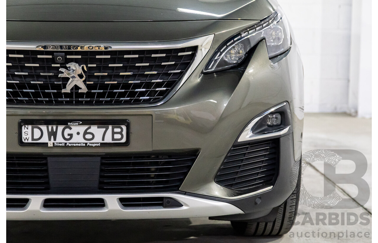 01/2018 Peugeot 3008 GT Line (FWD) P84 4d Wagon Amazonite Grey Metallic Turbo 1.6L