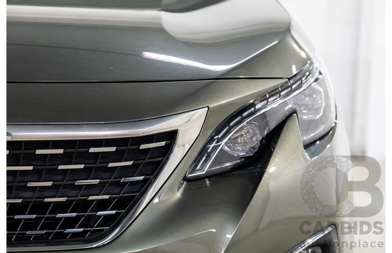 01/2018 Peugeot 3008 GT Line (FWD) P84 4d Wagon Amazonite Grey Metallic Turbo 1.6L