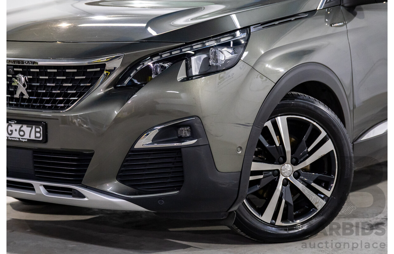 01/2018 Peugeot 3008 GT Line (FWD) P84 4d Wagon Amazonite Grey Metallic Turbo 1.6L