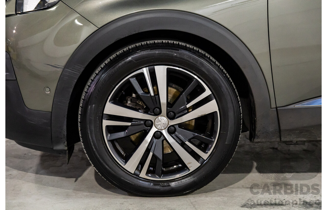 01/2018 Peugeot 3008 GT Line (FWD) P84 4d Wagon Amazonite Grey Metallic Turbo 1.6L