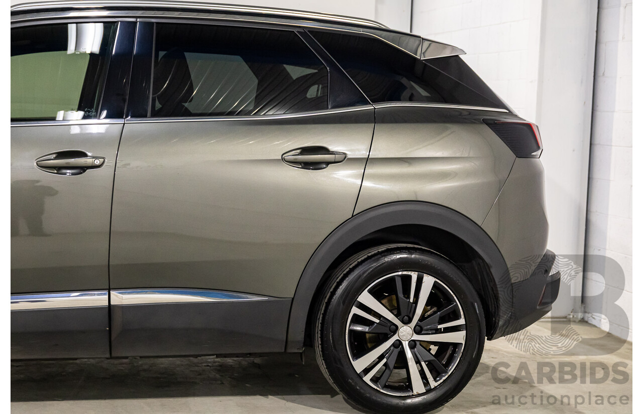 01/2018 Peugeot 3008 GT Line (FWD) P84 4d Wagon Amazonite Grey Metallic Turbo 1.6L