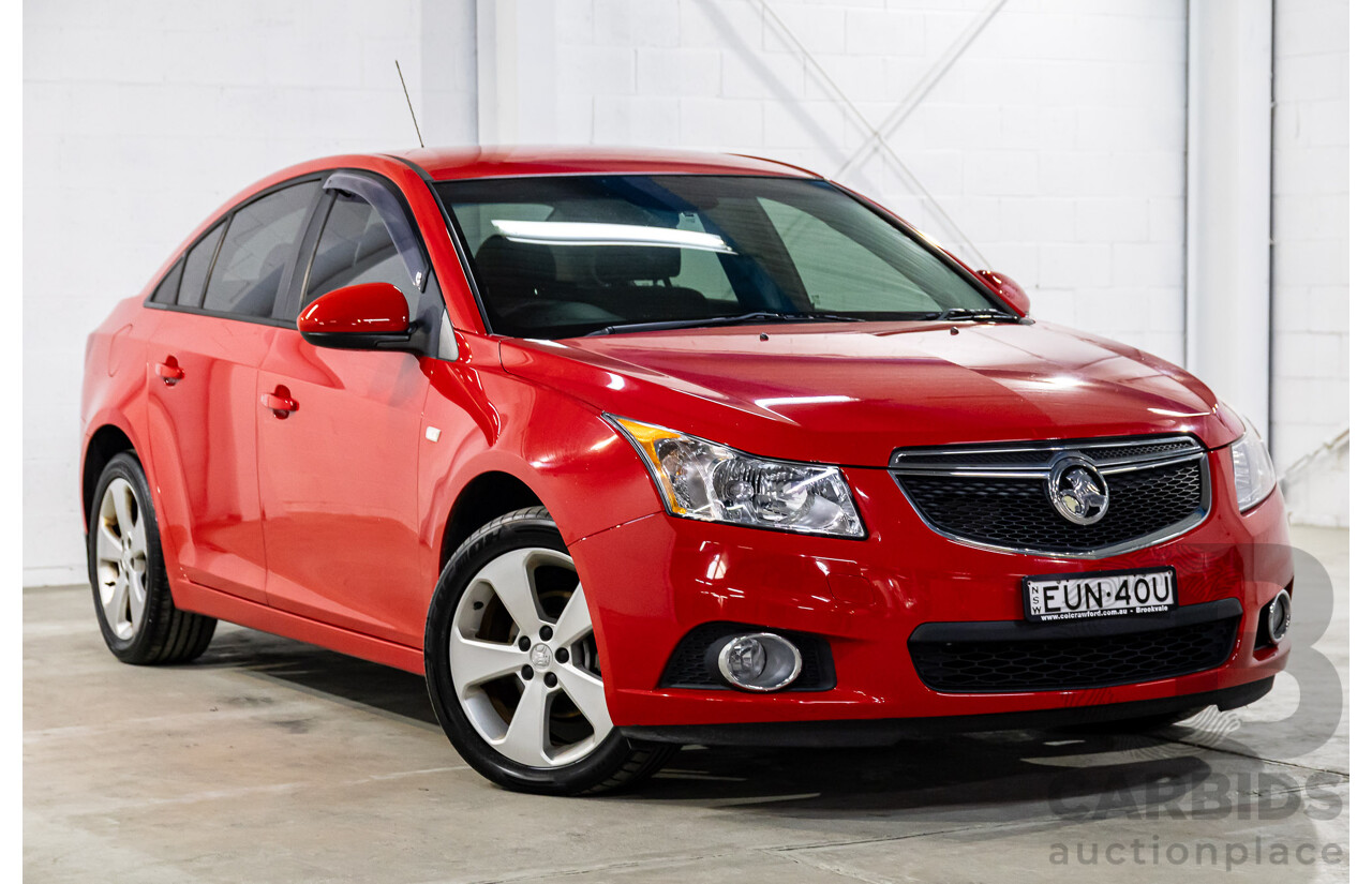 5/2014 Holden Cruze Equipe JH MY14 4d Sedan Redhot 1.8L