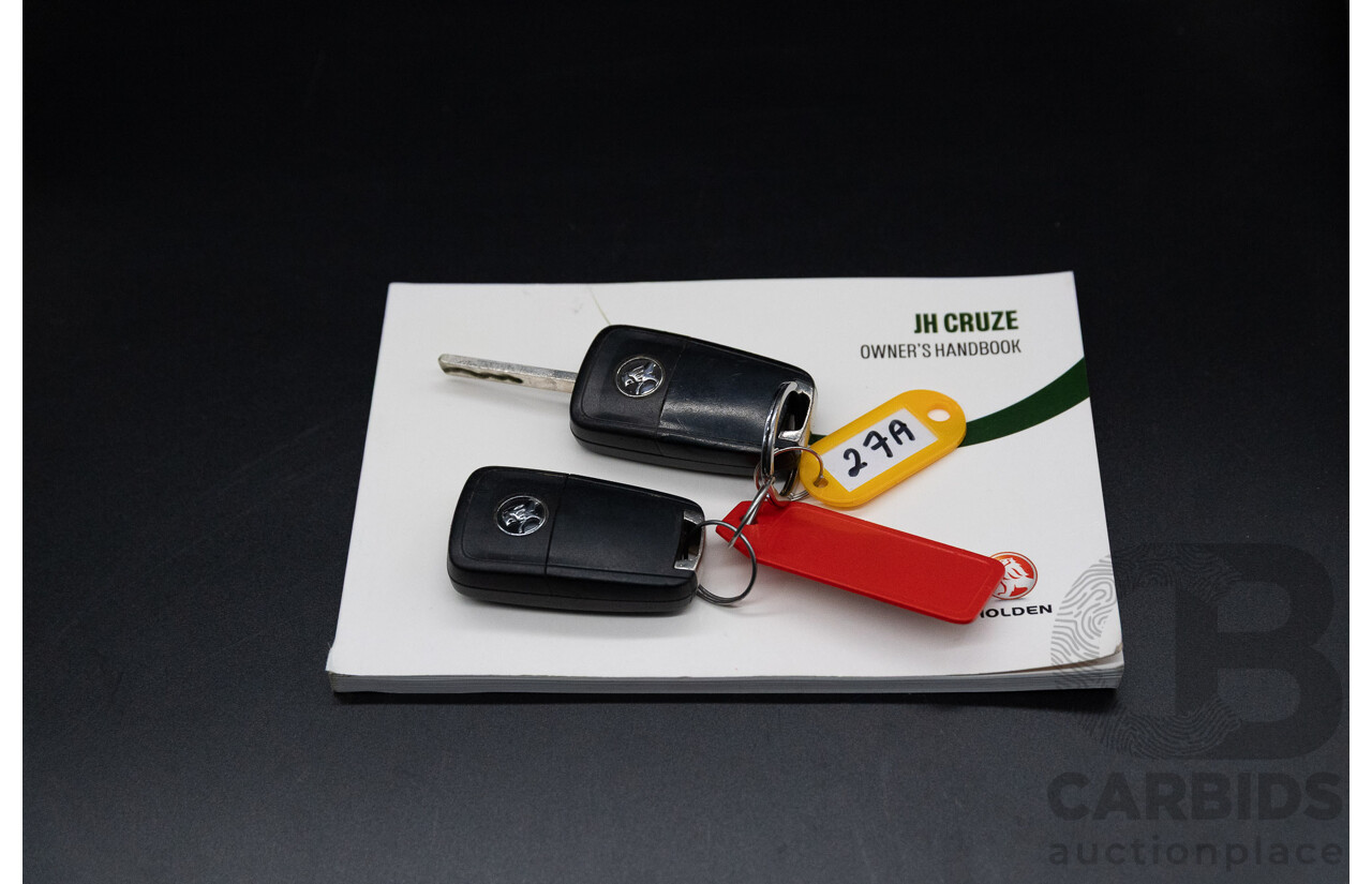 5/2014 Holden Cruze Equipe JH MY14 4d Sedan Redhot 1.8L