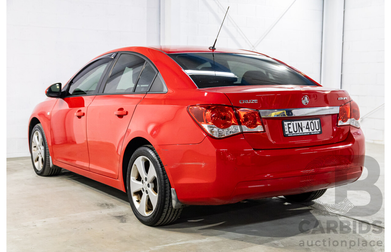 5/2014 Holden Cruze Equipe JH MY14 4d Sedan Redhot 1.8L