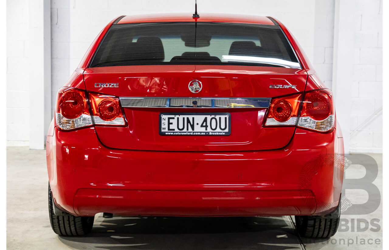 5/2014 Holden Cruze Equipe JH MY14 4d Sedan Redhot 1.8L