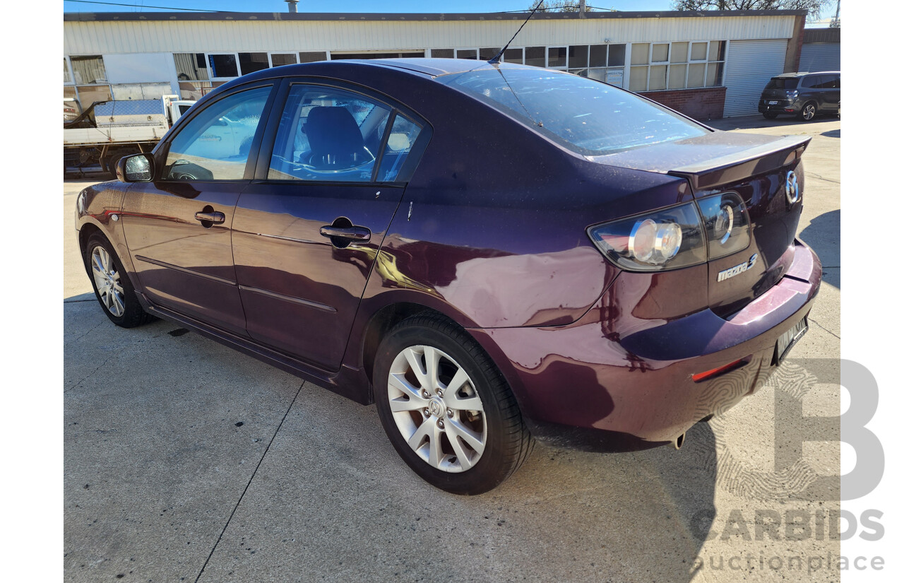 7/2007 Mazda Mazda3 MAXX Sport BK MY06 UPGRADE 4d Sedan Purple 2.0L