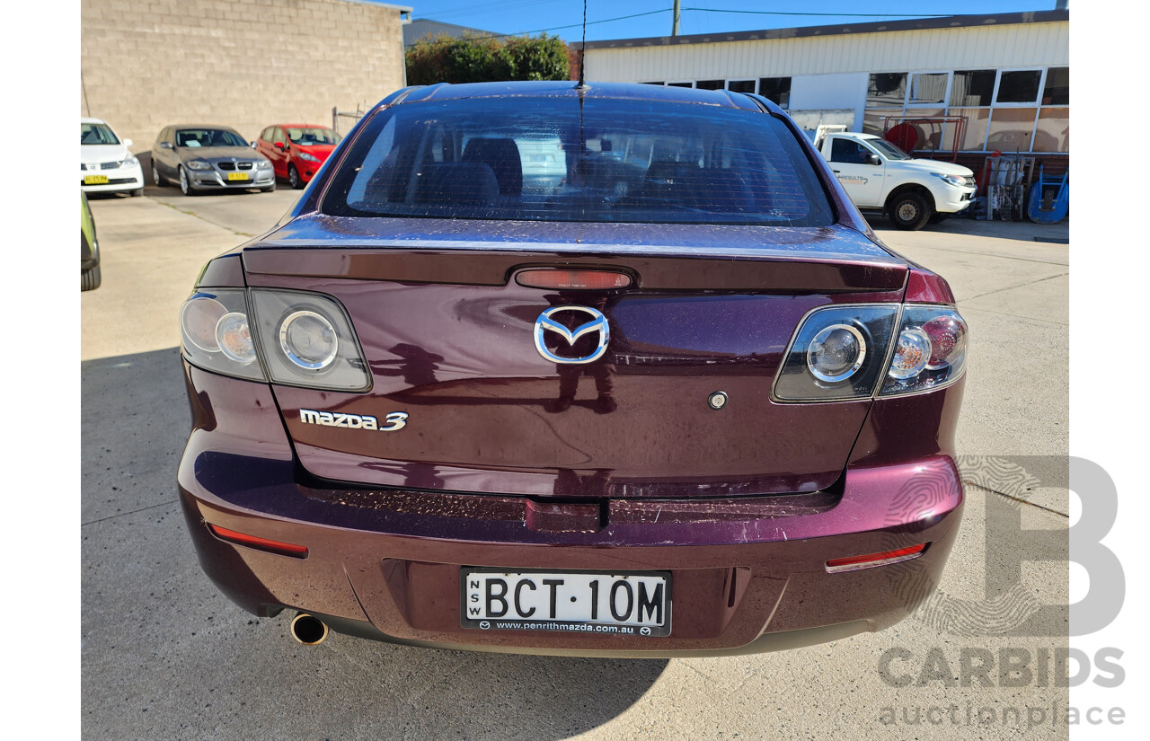 7/2007 Mazda Mazda3 MAXX Sport BK MY06 UPGRADE 4d Sedan Purple 2.0L