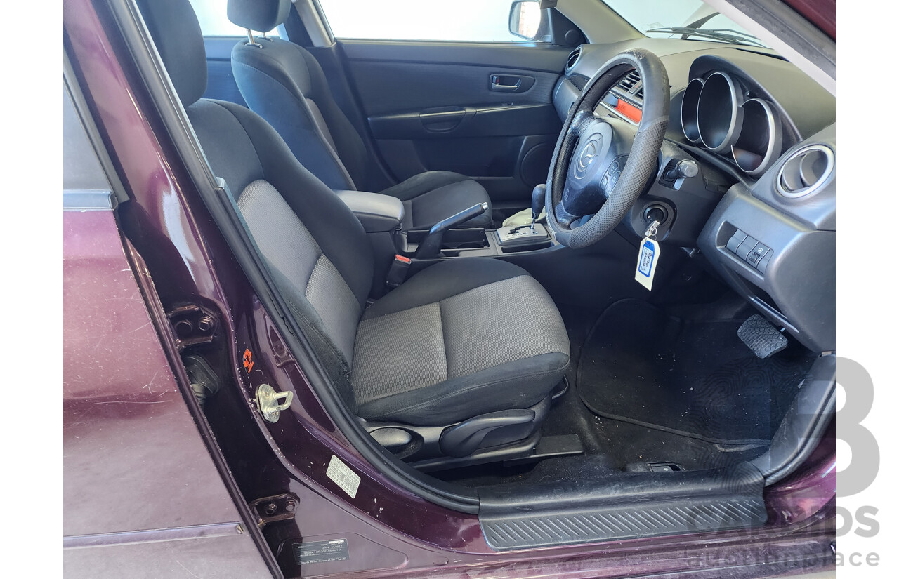 7/2007 Mazda Mazda3 MAXX Sport BK MY06 UPGRADE 4d Sedan Purple 2.0L