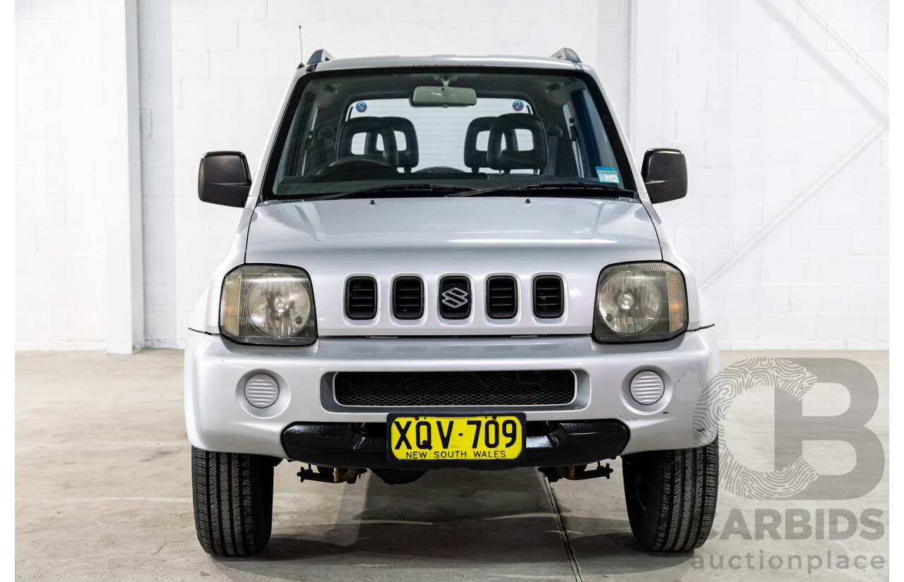 9/2001 Suzuki Jimny JLX (4x4) 2d Wagon Silky Silver Metallic 1.3L