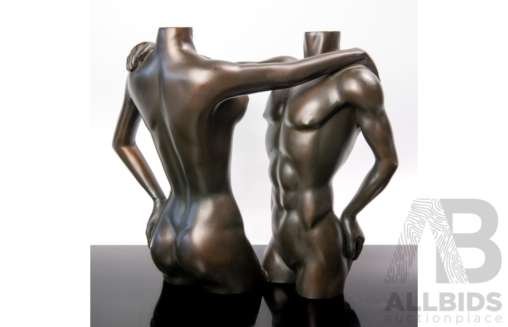 Lovers Embrace Sculpture by Dasch Gallery, Limited Edition 17/?