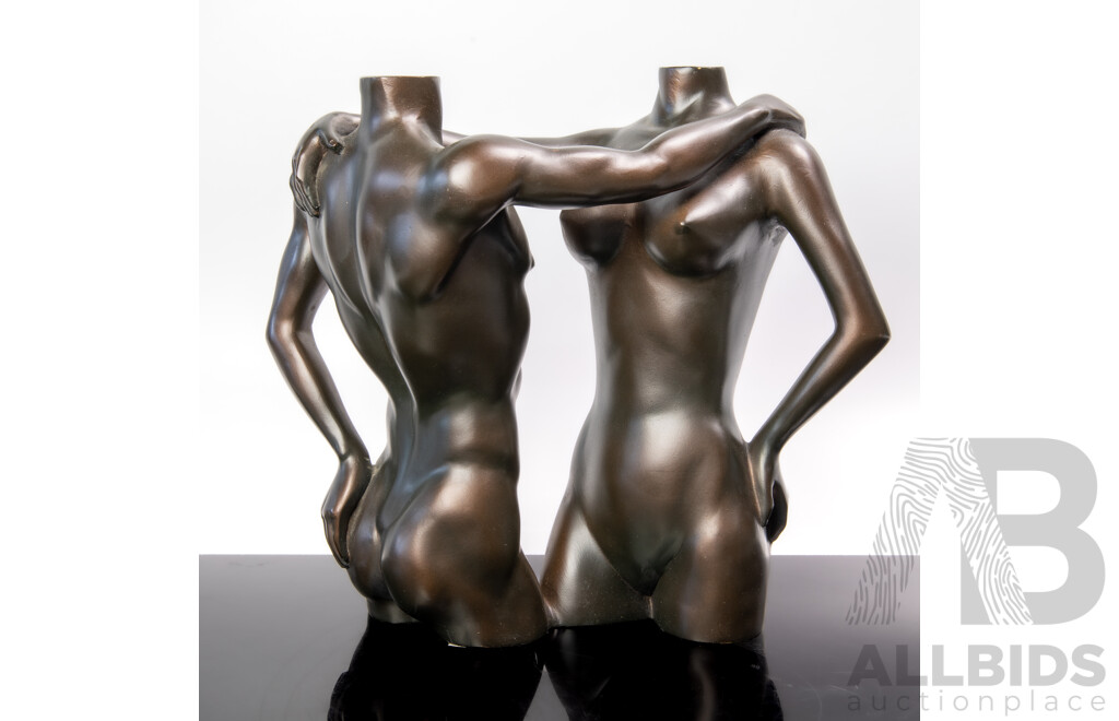 Lovers Embrace Sculpture by Dasch Gallery, Limited Edition 17/?