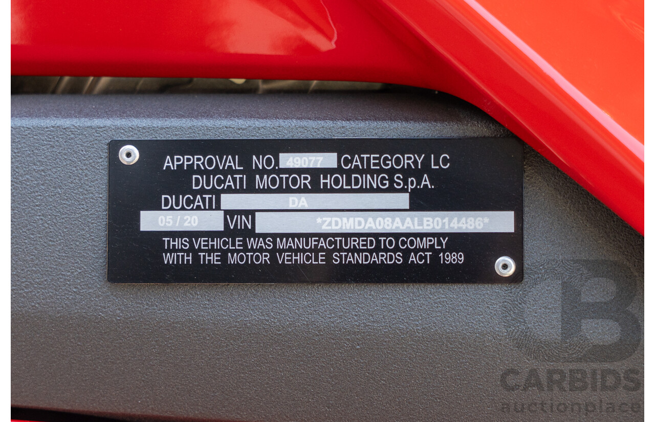 05/2020 Ducati Panigale V4 1103cc Super Sport Motorbike Ducati Red