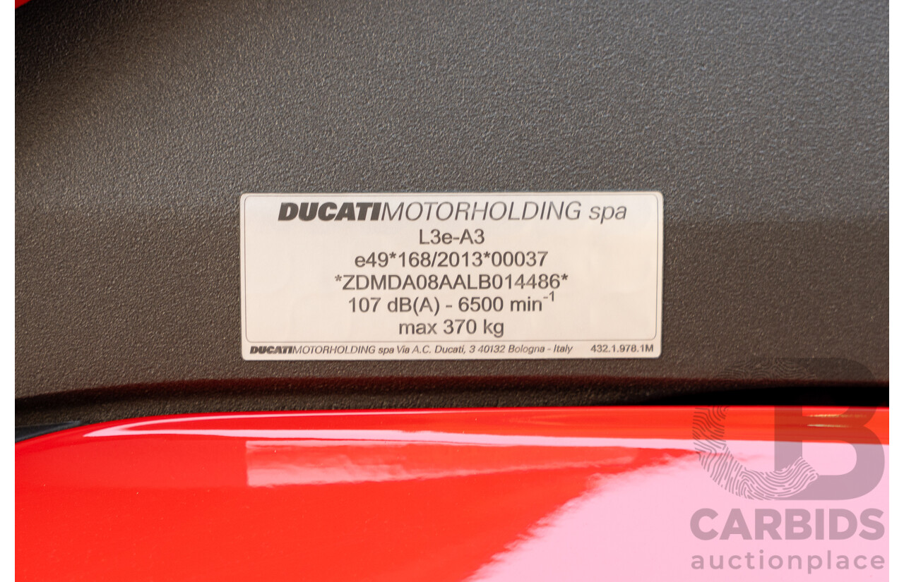 05/2020 Ducati Panigale V4 1103cc Super Sport Motorbike Ducati Red