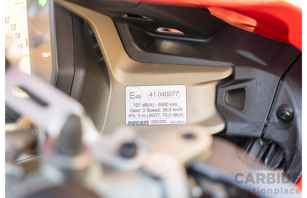 05/2020 Ducati Panigale V4 1103cc Super Sport Motorbike Ducati Red