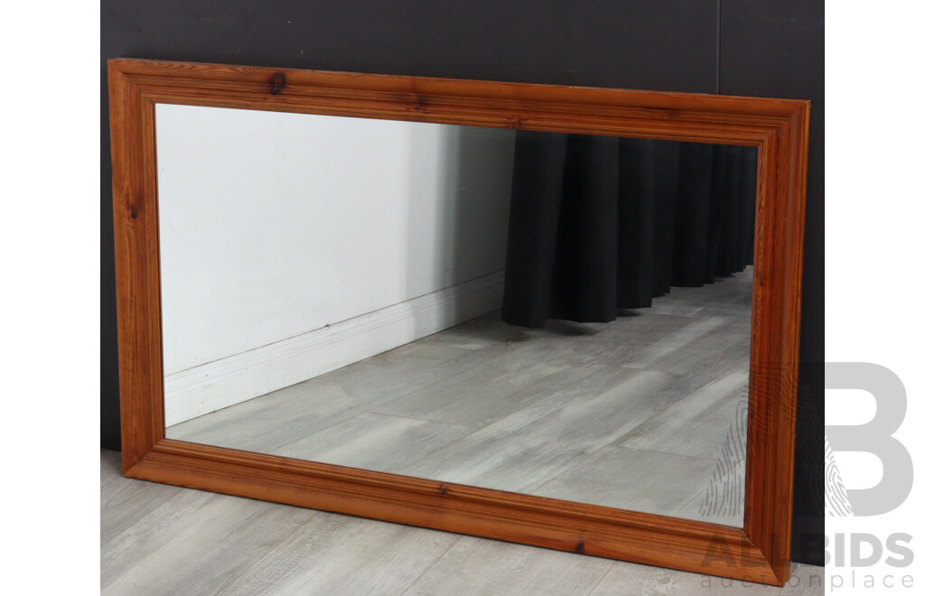 Modern Pine Frame Mirror