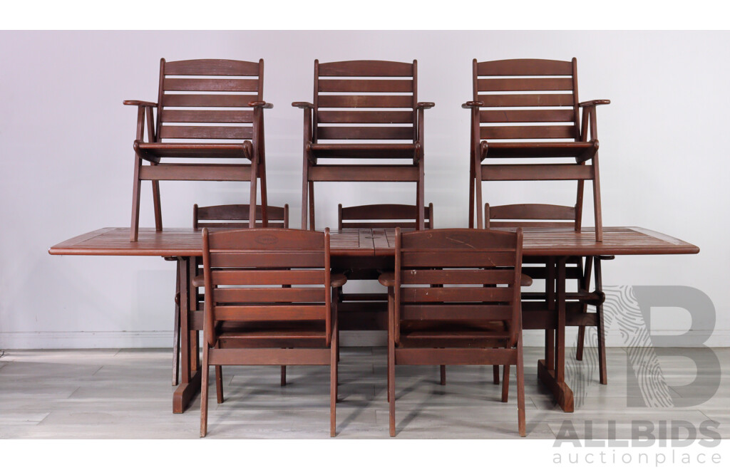 Jarrah Nine Piece Outdoor Suite
