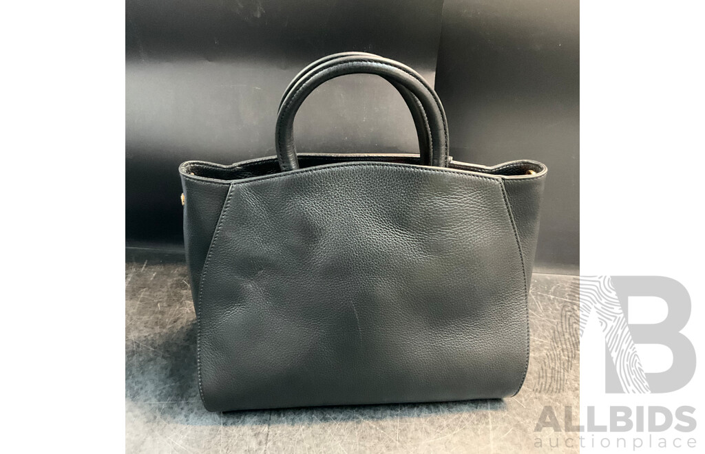 COCCINELLE Black Leather Hand Bag - ORP$850