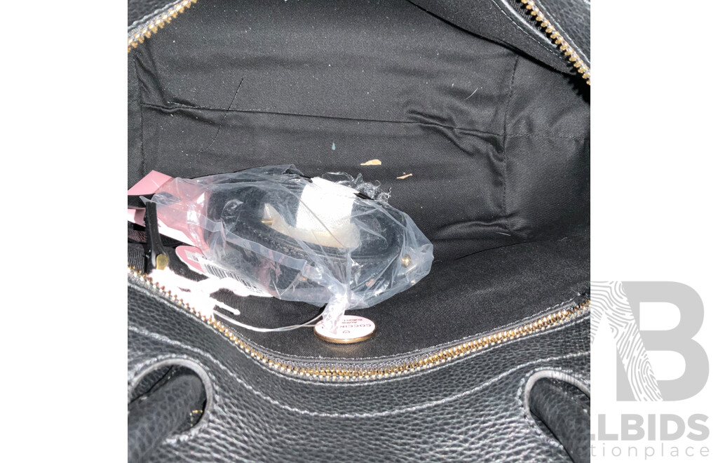 COCCINELLE Black Leather Hand Bag - ORP$850