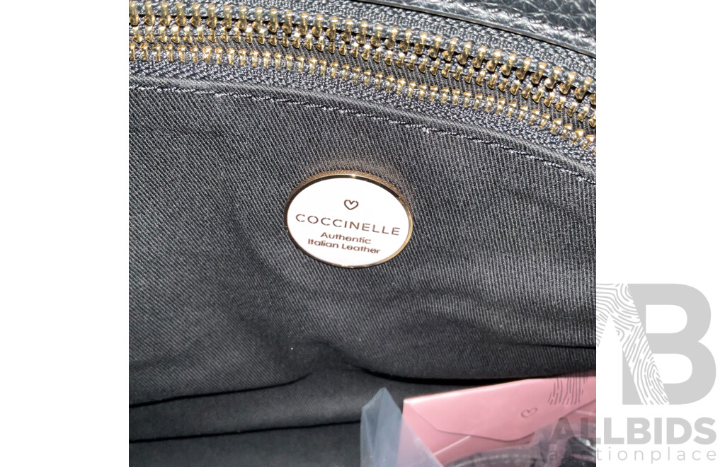 COCCINELLE Black Leather Hand Bag - ORP$850