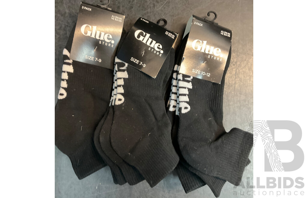 Puma Ladies Size 7 Shoes & Anko Hair Dryer & Straightener & Glue Black Socks - Lot of 5