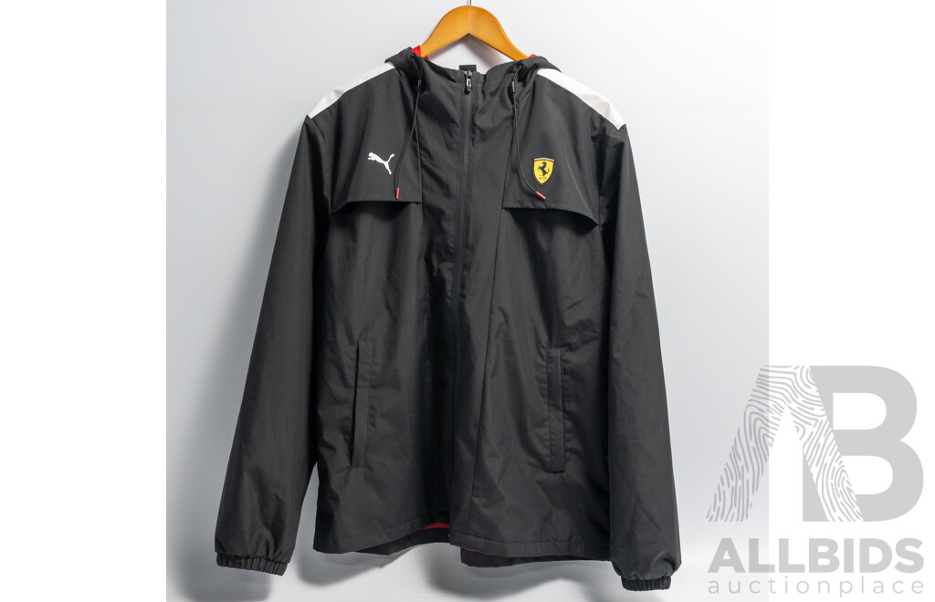 Scuderia Ferrari Puma Rain Jacket - Black