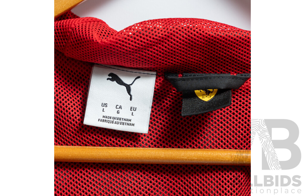Scuderia Ferrari Puma Rain Jacket - Black