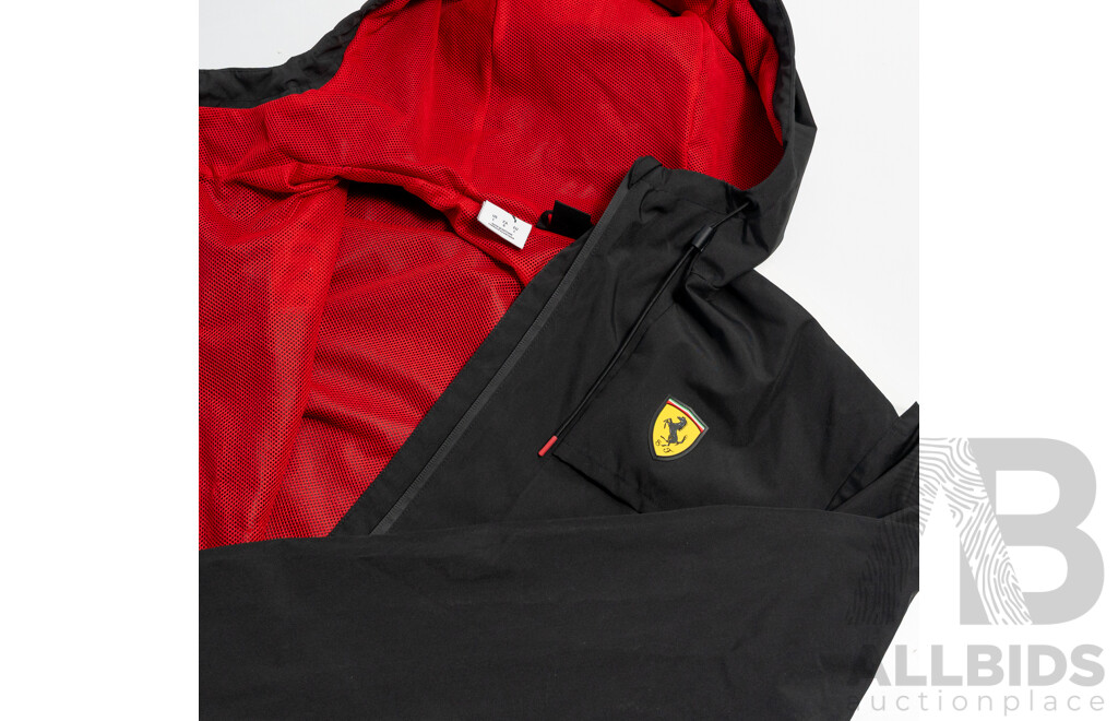 Scuderia Ferrari Puma Rain Jacket - Black