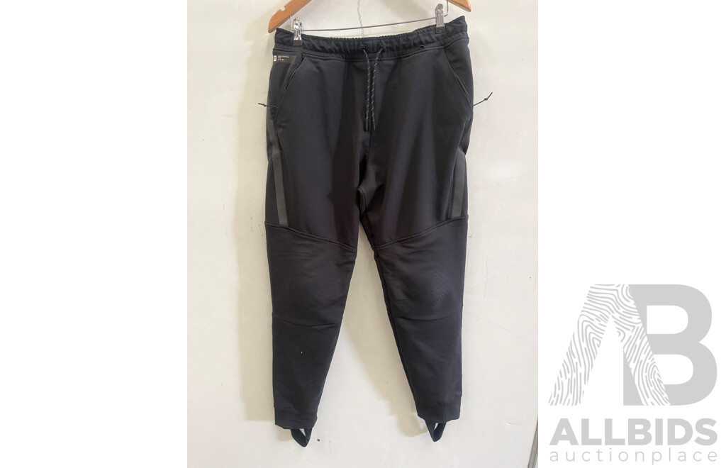 Mens Revit Parabolica Black Textile Pants