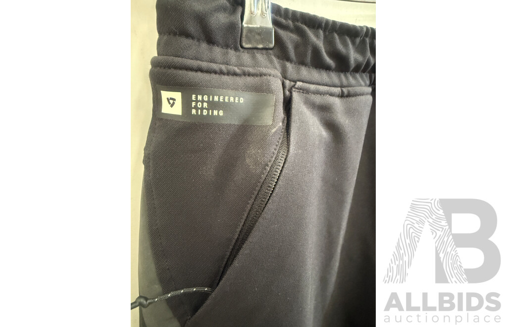 Mens Revit Parabolica Black Textile Pants