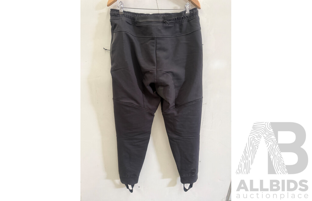 Mens Revit Parabolica Black Textile Pants