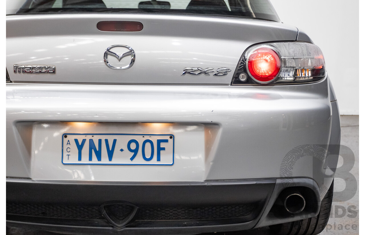 9/2005 Mazda RX-8 FE Series 1 4d Coupe Sunlight Silver Metallic 1.3L